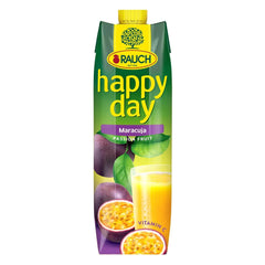 Rauch Happy Day Maracuja | With a lot of vitamin C | Exotic magic and intense aroma | 6X 1 liter, Tetra Prisma Alcohol-free drinks Naty Shop