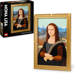 LEGO Art Mona Lisa, Adult Set, Leonardo Da Vinci Painting for Hanging, Creative Activity for Men and Women, Gift for Art Lovers, Italian Renaissance Art 31213 Building Sets Besuche den LEGO-Store Default Title
