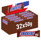 A large chocolate package containing 32 chocolate bars of 50 g each.