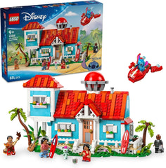 LEGO ǀ Disney "Lilo and Stitch" Beach House - Building Toy with 6 Rooms, Observatory, Spaceship and 5 Minifigures - Birthday Gift for Girls and Boys 9+ and Fans 43268 Building Sets Beuche den LEGO-Store Default Title