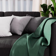 Soleil D'Ocre Adele Plaid, armchair throw, Polycoton, Grey, 140 X 200 Cm Beds and Blankets Besuche den Soleil d'ocre-Store Greetings 140 X 200 Cm