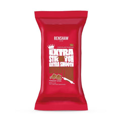 Extra Fondant Chocolate Brown 1kg - Fondant extra elastic cu aromă de vanilie, perfect pentru acoperirea prăjiturilor - Chocolate brown - 1 kg Pasta de zahar Naty Shop Default Title