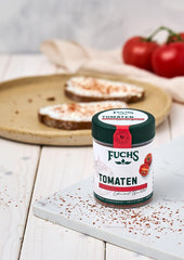 Fuchs Gewürze - Tomaten Flocken - Gewürz für Ofenfeta oder tomatigen Geschmack in Saucen - natural Ingredients - 40 g in wiederverwendbarer, recyclebarer Dose