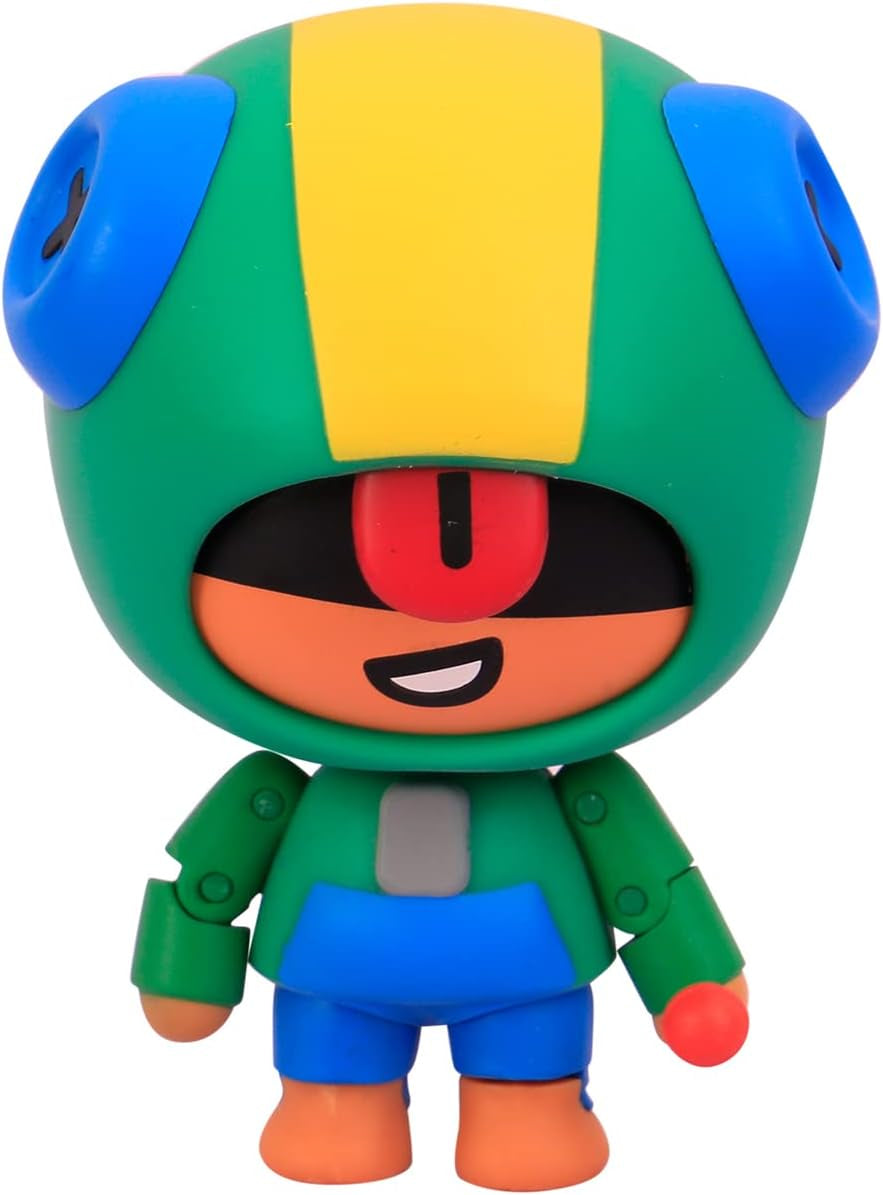 Bizak Brawl Stars 64116011 Figură de acțiune în cutie, Leu, Figuri, Multiplayer, Jucător de luptă, Mobil, 11 Cm Action figures Naty Shop Titlu implicit