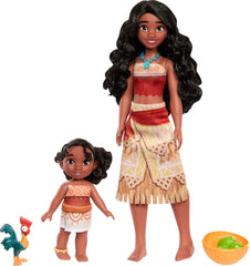 Mattel Disney Moana JBT41 Păpușă la modă Simea cu accesoriu pentru gleznă, 5 articulații articulate și ținută detașabilă, jucărie inspirată din film, JBT41