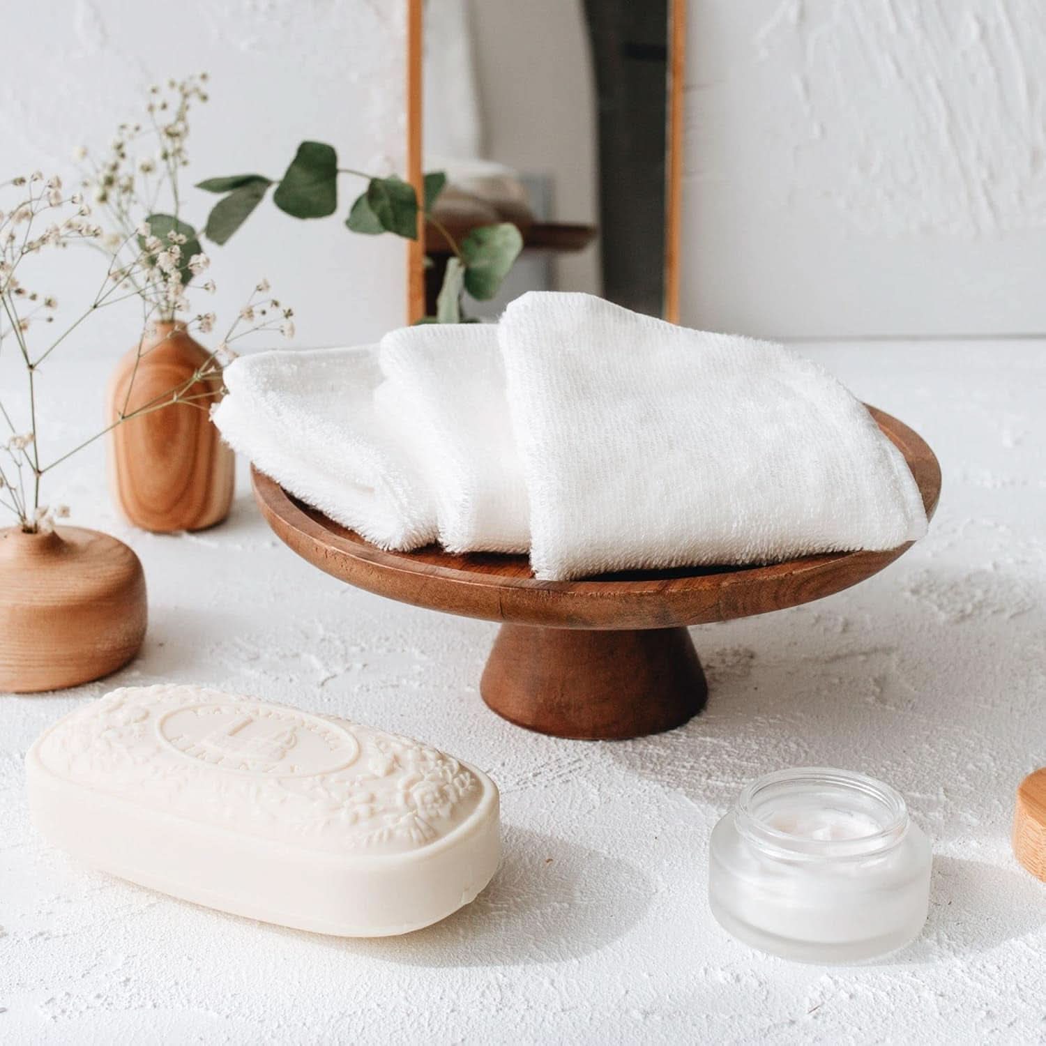 Set de 25 de prosoape de spălat pentru bebeluși din bambus Mama si Copilul Naty Shop