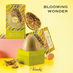 Venchi - Chocolate egg, pistachio flavor, with whole pistachio, with surprise, gluten free, 500g, Easter collection, gift idea