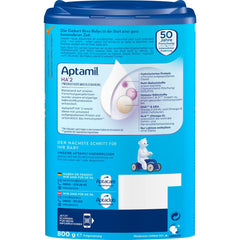 Aptamil HA 2 – Follow-on formula after 6 months, with Omega 3 and 6, DHA, ARA and ALA, Lactose free, Palm oil free, Baby food, Milk powder, 1 x 800g (Pack of 4)