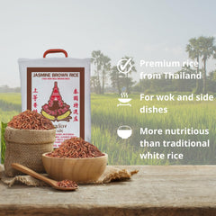 ROYAL THAI RICE - Fragrant long grain brown rice - 1 x 10 kg