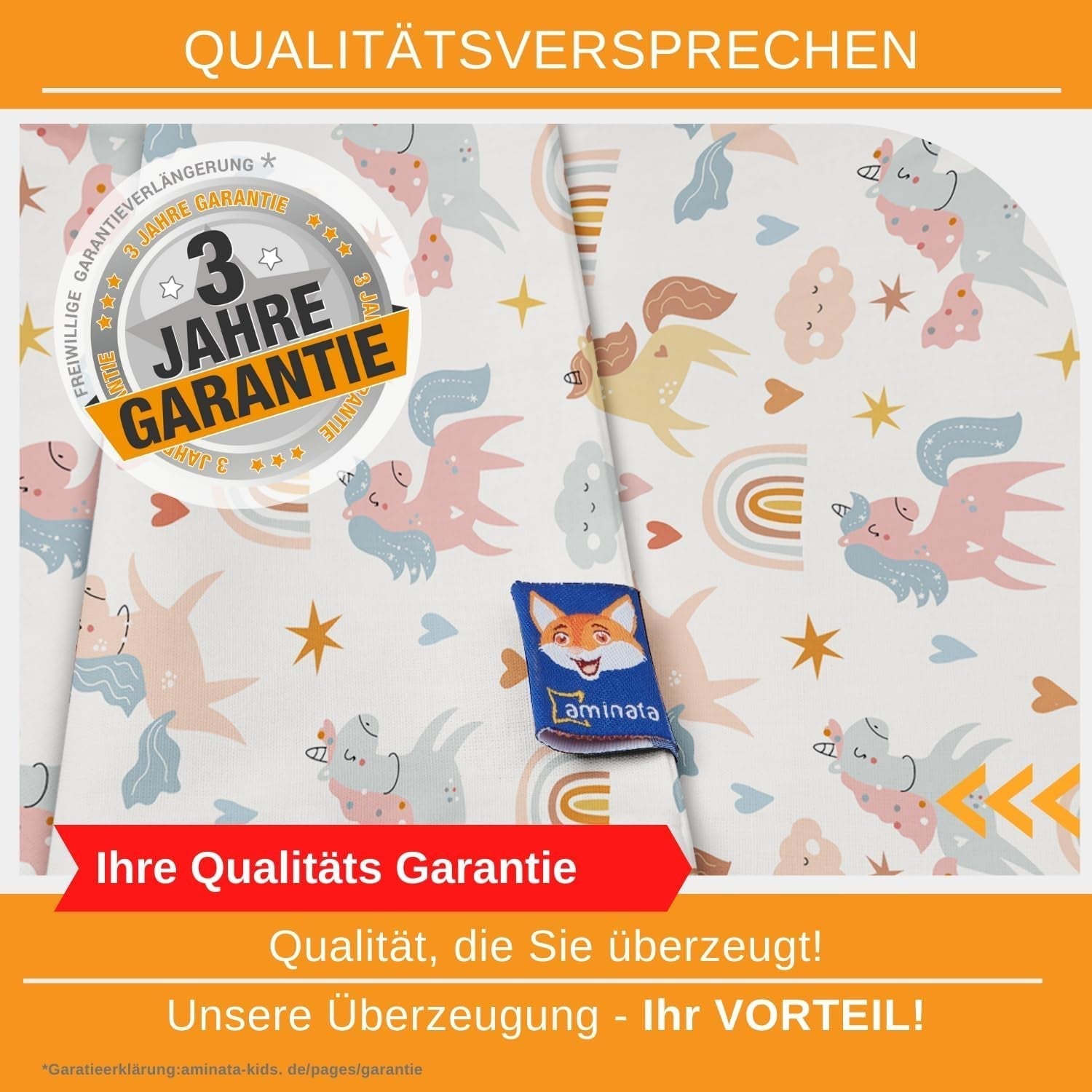 Aminata Kids Lenjerie de pat pentru copii, bumbac Lenjerie de pat - copii Naty Shop