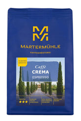 Martermühle Crema Espresso 500g tare | Arabica/Robusta | Arome: Cacao neagră, alune | Boabe de espresso întregi prăjite ușor, aciditate scăzută