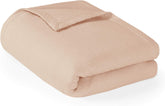 Madison Park Luxury Liquid Cotton High Quality Soft Comfortable 100% Ringspun Cotton Throw Blanket for Bed Couch or Couch Blush Full/Queen Naty Shop Duvets and Quilts Red Full/Queen