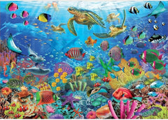 Educa - Puzzle 1000 piese pentru adulti | Lumea subacvatica, puzzle 1000 piese pentru adulti si copii de la 14 ani, animale marine, puzzle natura (19266) Puzzle Naty Shop