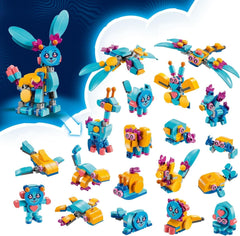 LEGO Dreamzzz Bunchus Creative Animal Adventures Kids Toy Bunny 20-In-1 Fantasy Playset with Minifigure Izzie Gift for Girls and Boys 7 Years Old 71488 Building Sets Besuche den LEGO-Store
