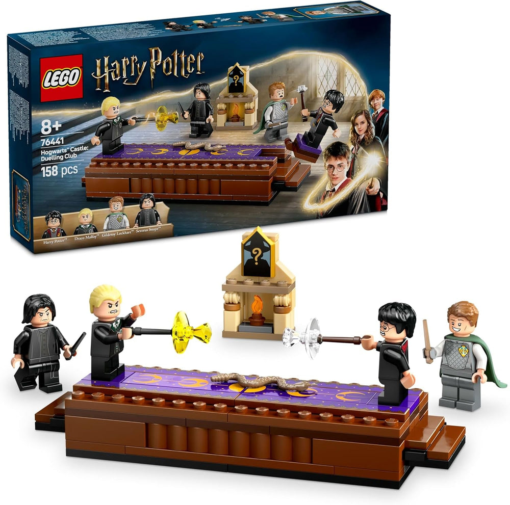 LEGO Harry Potter Hogwarts Castle: Dueling Club Building Set With 4 Minifigures Incl. Draco Malfoy, Gilderoy Lockhart & Severus Snape, set With function For boys and girls aged 8+ 76441 Building sets Besuche den LEGO-Store Default title