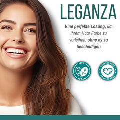 Leganza Natural Balm Hair Dye Colour 71 Café Latte | Vopsea de păr fără amoniac | Îmbogățită cu 7 uleiuri naturale | 150 ml Vopsea pentru par Naty Shop