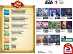 Schmidt Spiele 58429 Thomas Kinkade, Star Wars, pe fugă, puzzle jigsaw 1000 piese Puzzle Naty Shop