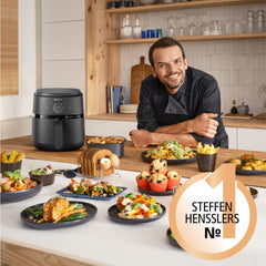 Philips Airfryer 2000 series 4.2L - Digital touch screen, 13 cooking options, 9 preset functions, Up to 90% less fat with Rapidair technology, power 1500W Appliances Naty Shop