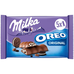Milka & OREO bars – Alpine milk chocolate with crunchy pieces of OREO biscuits in milk cream – 13 x 185g