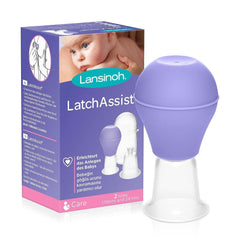 Lansinoh Latch Assist Nipple Everter with Case for Breastfeeding Mums, Offers Temporary Correction of Flat or Inverted Nipples, 2 Size Cones within the Pack and Hygienic Carry Case Accesorii Hrana si Alaptare Bebe Naty Shop Latchassist Brustwarzenformer