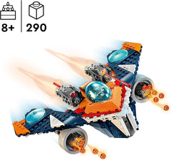LEGO Marvel Rockets Spaceship Vs. Ronan Buildable Spaceship Set Guardians of the Galaxy Superhero Figure Toy Gift for Boys and Girls 8 Years Old 76278 Building Sets Besuche den LEGO-Store
