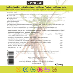 Zerocal - Inulin Powder From Chicory-Wurzel 500 G | Inulin Mit Hohem Ballaststoffgehalt | 100% Vegan Und Glutenfrei | Herkunft Deutschland Sweeteners Naty Shop