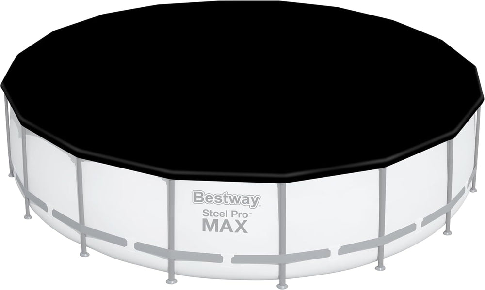 Prelată Bestway din PVC Ø 555 cm, neagră, rotundă