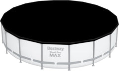 Prelată Bestway din PVC Ø 555 cm, neagră, rotundă