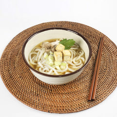 Allgroo Udon instant noodles - Miso, Udon soup, spicy, aromatic, quick preparation - contains 3 portions - 1 x 690 g