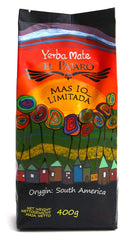 El Pajaro Mas IQ Limitada 400 g | Ceai mate paraguayan puternic | Cu frunze, crenguÈe Èi praf | Cu ginkgo biloba, guarana, camu camu, bacopa monnieri, cactus