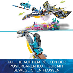 LEGO Avatar The Discovery of Ilu Water Path Building Toy with Underwater Figure Pandora Collection Set for Kids and Movie Fans 8 Years and Up 75575 Building Sets Besuche den LEGO-Store