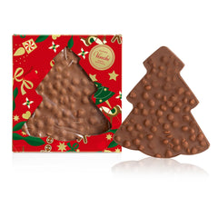 Venchi, Brutto&Buono, Handmade "Piedmont Forest Hazelnut" Fir Tree Shaped Milk Chocolate Bar, 200g, Gluten Free, Limited Edition Christmas Collection, Gift Idea