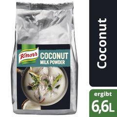 Knorr Kokosmilch Pulver (Milk Powder aus 20 frischen Kokosnüssen, ergibt 6.6 Liter Kokosmilch) 1er Pack (1 x 1 kg)