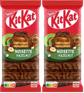 Nestlé Hazelnut Bar Crispy Wafer with Creamy Hazelnut Filling and Marbled Chocolate Cover 2 Pack (1 x 99g)