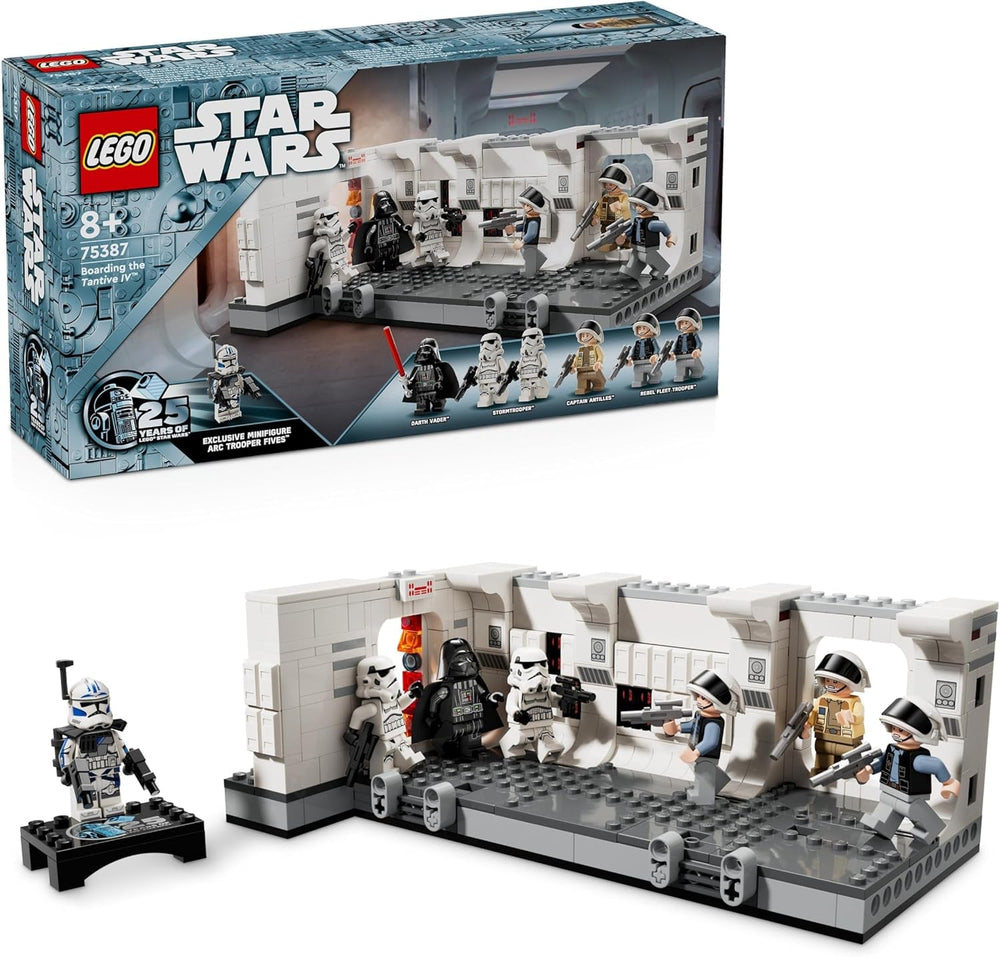 LEGO Star Wars Tantive IV Boarding, A New Hope Movie Building Toy, Children's Fantasy Playset Collectible, Gift Idea for Boys and Girls 8+ and Collectors 75387 Building Sets Beuche den LEGO-Store Boarding