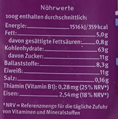 muesli de ovăz hof cu fructe de pădure, fără gluten (425 g) - Bio
