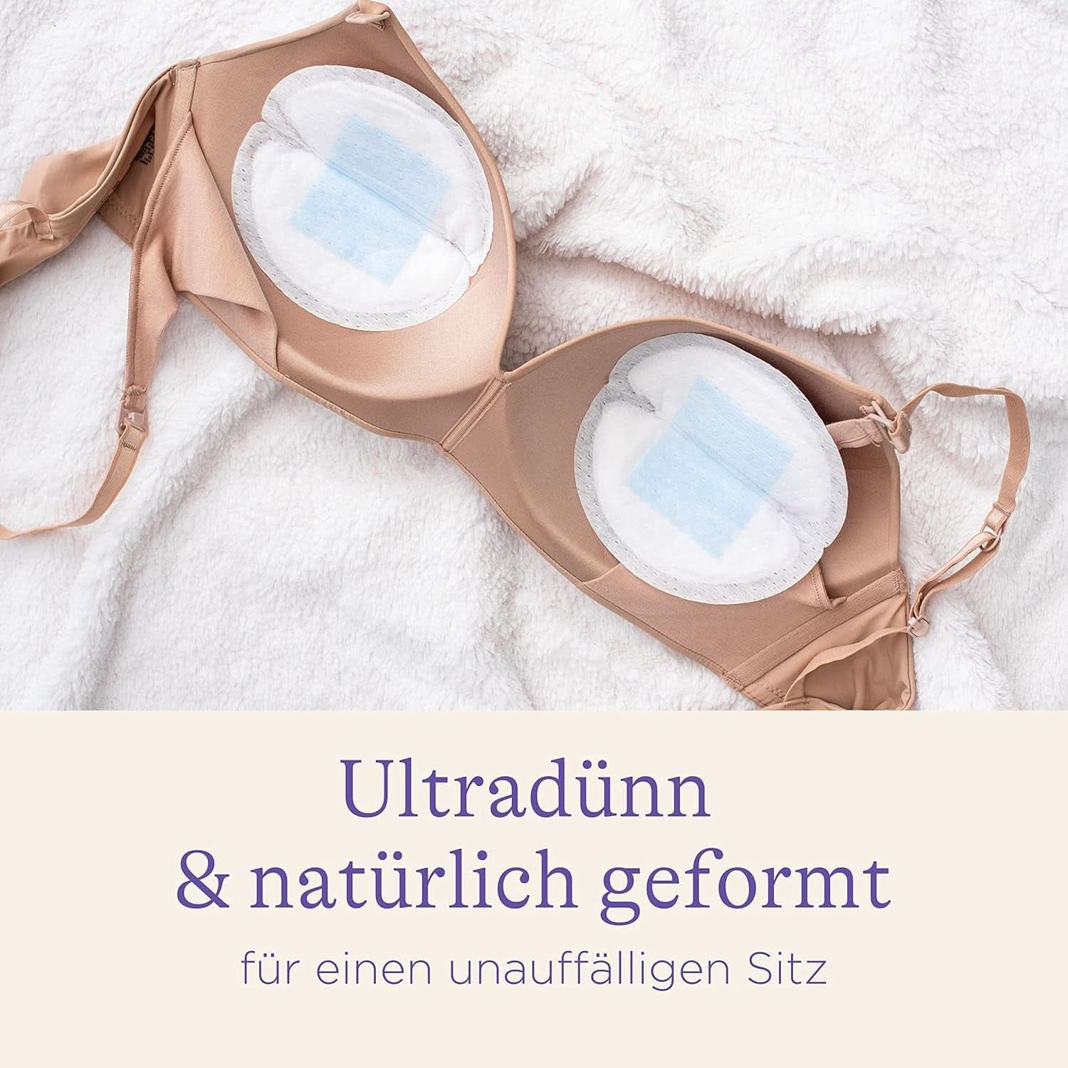 Lansinoh Stilleinlagen Blue Lock, 100 Stück - Saugfähiger Kern, Komfortabel & Auslaufsicher Accesorii Hrana si Alaptare Bebe Naty Shop