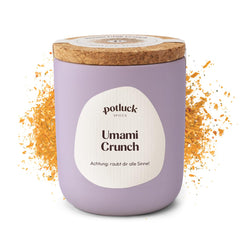 Potluck | Umami Crunch | Würzmischung im Keramiktopf | 75 g | Vegan, gluten-free and with natural ingredients