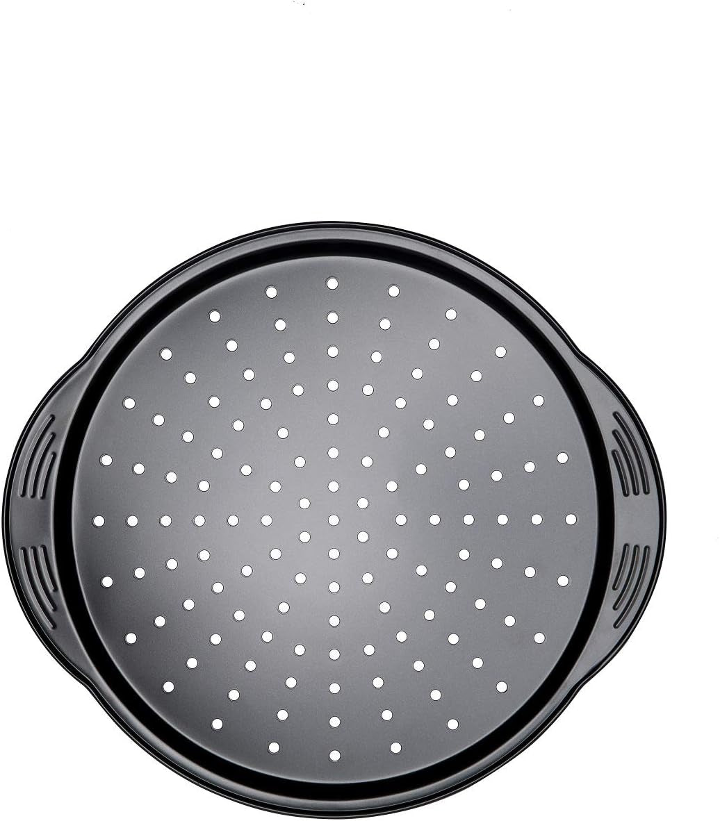 Prestige 48227 Aerolift Muffin Zinn, Carbon Steel, Schwarz Matrite si tavi pentru copt Naty Shop 30Cm Pizzablech