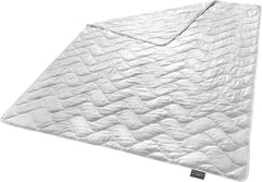 Traumnacht Exklusiv Plapumă ușoară pentru vară Fabricat din 100% mătase sălbatică, certificat Oeko-Tex, fabricat în Germania, greutate de umplere: 550Gr, 135 X 200 Cm Plapumi si pilote Naty Shop