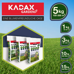 KADAX Ziergras, 200 MÂČ, Ziergrassaatgut, Grassaatgut, Rasenmischung, Grassamen, Rasensaat, Wirksames Saatgut, Rasensaatmischung, Gras, Saatgutmischung (5 Kg)