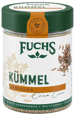 Fuchs Gewürze - Kümmel gemahlen - klassisches Gewürze für daftige Gerichte wie Chili con Carne - natural ingredients - 55 g in wiederverwendbarer, recyclebarer Dose