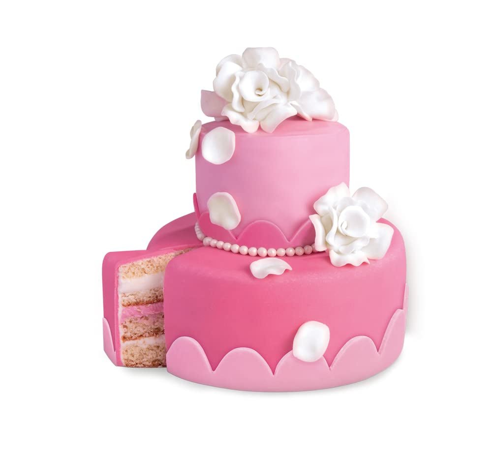 Günthart BackDecor fondant roz | calitate superioară | gata de utilizare | fără ulei de palmier | rezistent la rupere | pentru acoperirea prăjiturilor și produselor de patiserie | potrivit pentru modelare | pachet de 2 (1 x 250 g) Pasta de zahar Naty Shop