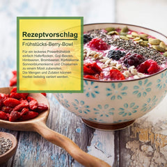 Howa Premium Goji Berries 1 KG uscat - netratat, natural - superaliment din Asia - ideal pentru gătit, copt sau ca o gustare sănătoasă - Goji berries 1000 g Produse deshidratate Naty Shop