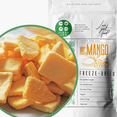 Mango liofilizat | Fără zahăr adăugat Mango liofilizat | Mango liofilizat Mango fructe Mango uscat | Mango uscat Fructe uscate fără aditivi | Mango uscat ZingyZoo (100g) Produse deshidratate Naty Shop Bucăți 100G