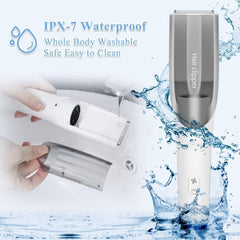 Mașină de tuns păr pentru copii, mașină de tuns păr pentru copii, mașină de tuns păr fără zgomot pentru copii mici cu 3 piepteni de ghidare, rezistent la apă Copii - Baie si Skincare Naty Shop