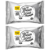 Massa Ticino Fondant White 2x 1kg - Pastă de zahăr premium pentru prăjituri decorative, fondant rulat - perfect pentru prăjituri, modelare și decorațiuni - fondant alb pentru brutari profesioniști și amatori Pasta de zahar Naty Shop Default Title