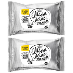 Massa Ticino Fondant White 2x 1kg - Pastă de zahăr premium pentru prăjituri decorative, fondant rulat - perfect pentru prăjituri, modelare și decorațiuni - fondant alb pentru brutari profesioniști și amatori Pasta de zahar Naty Shop Default Title