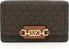 MICHAEL KORS Women Geantă Heather PHN CHN XBODY, maro închis Genti Femei Naty Shop Titlu implicit