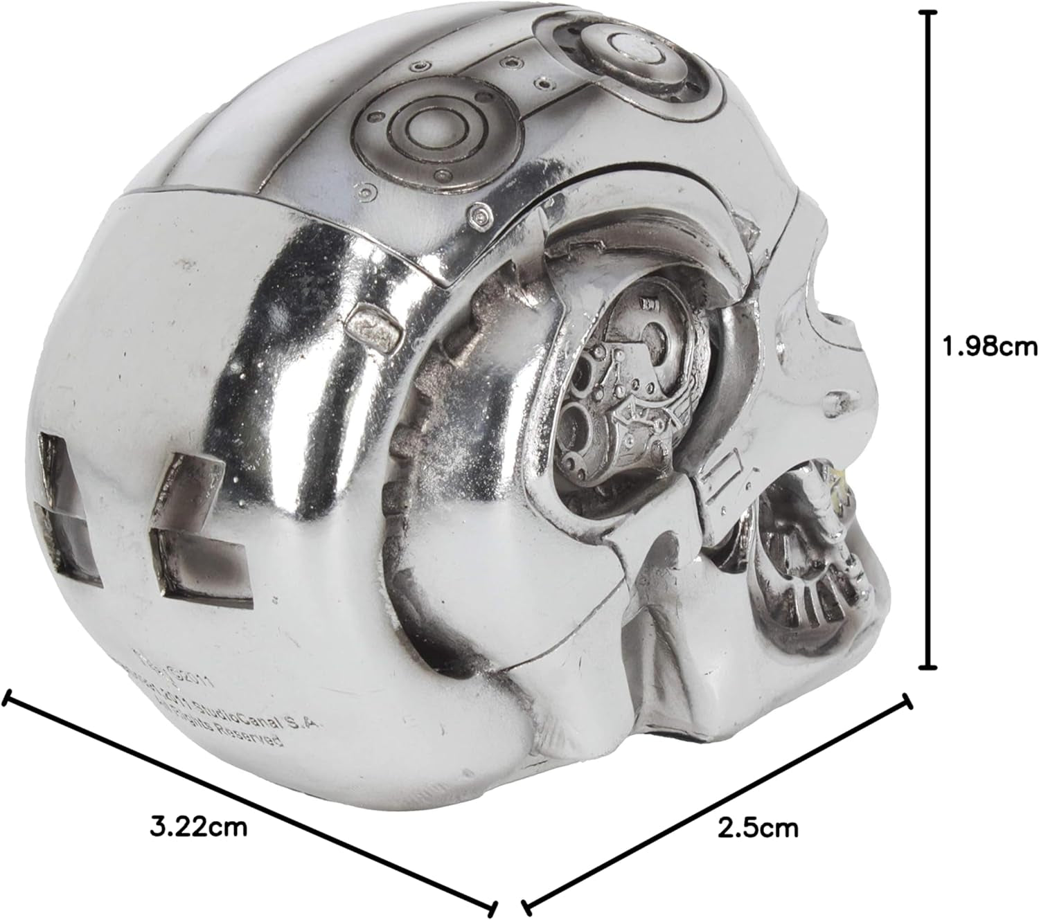 Nemesis Now, T Box, 18 cm, argint, rășină, mărime unică Statuete si sculpturi Naty Shop
